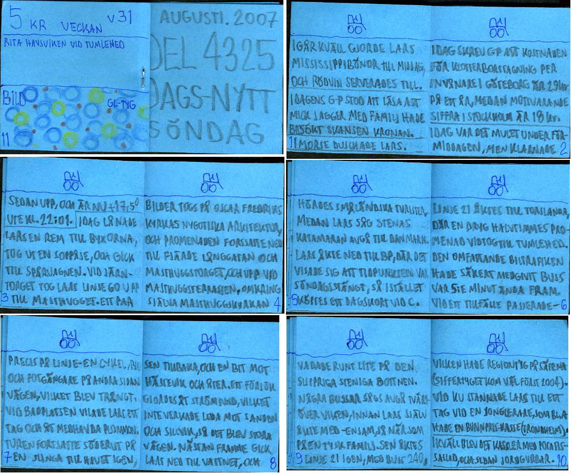Dags-Nytt 5 augusti 2007