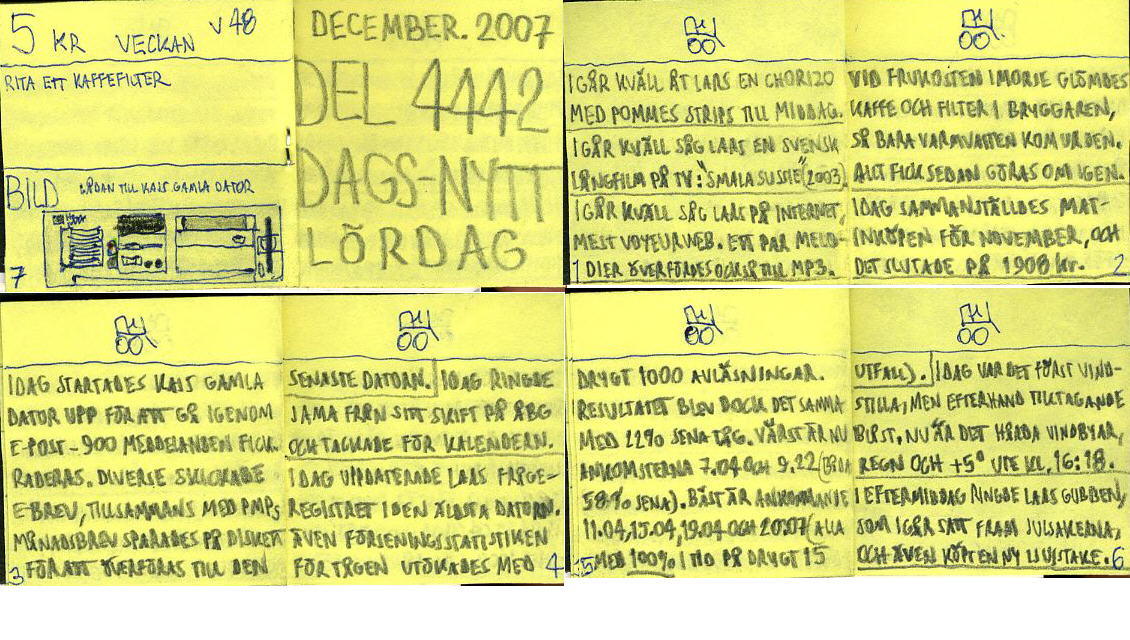 dags-nytt 1 december 2007