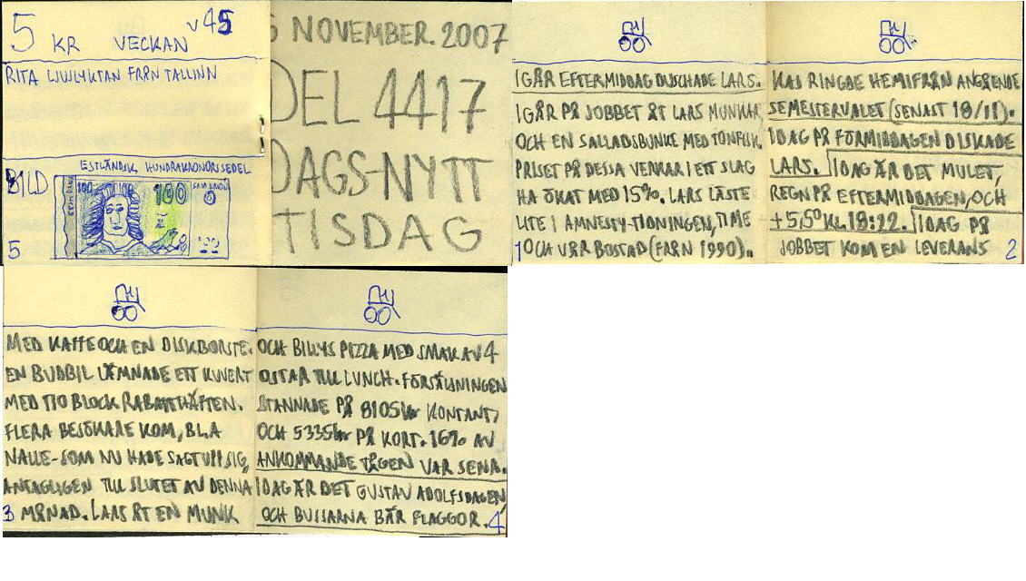 dags-nytt 6 november 2007
