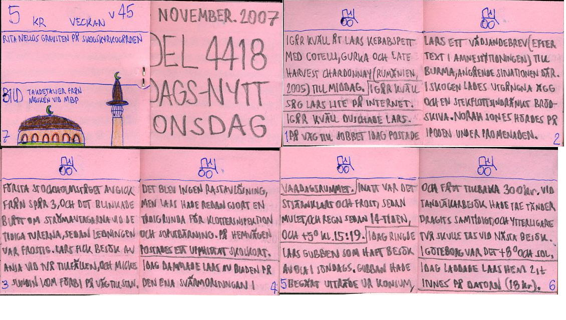 dags-nytt 7 november 2007