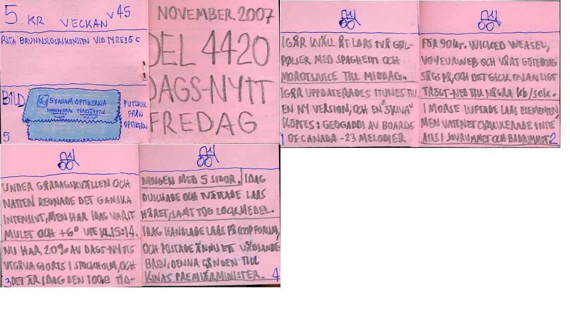 dags-nytt 9 november 2007