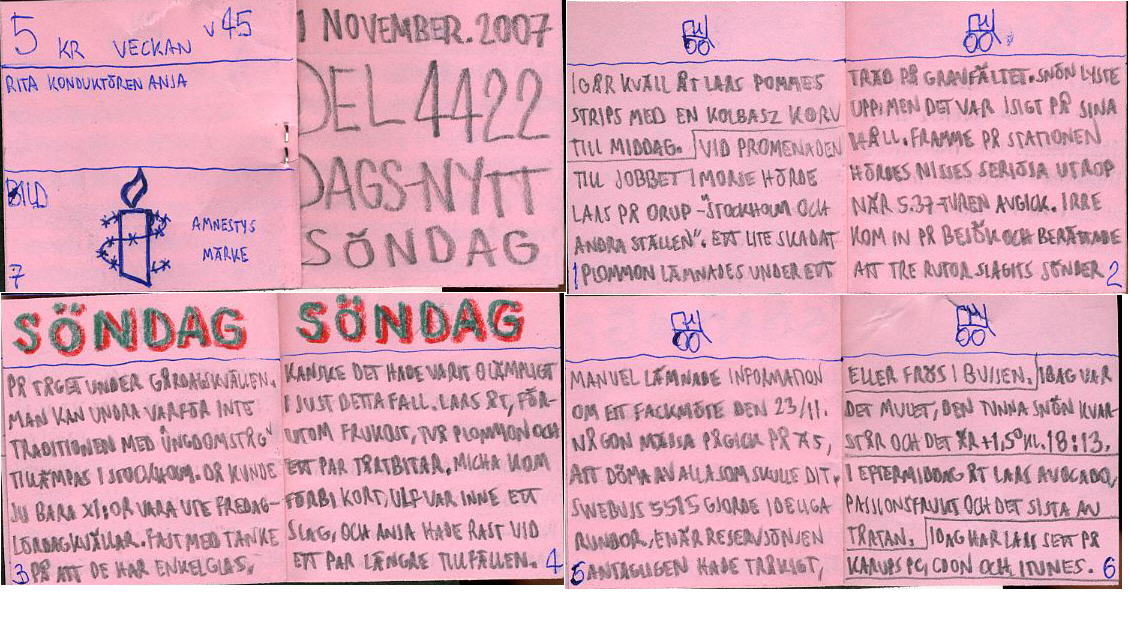 dags-nytt 11 november 2007