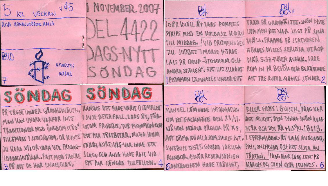 dags-nytt 11 november 2007