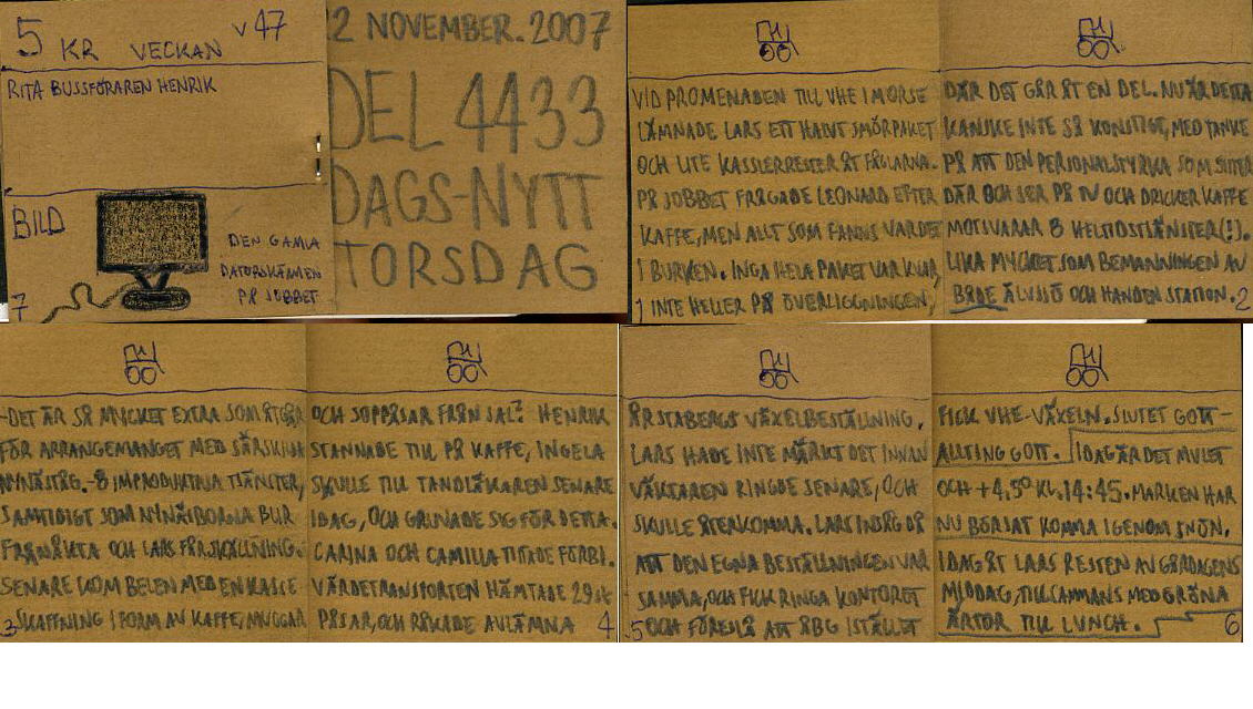 dags-nytt 22 november 2007