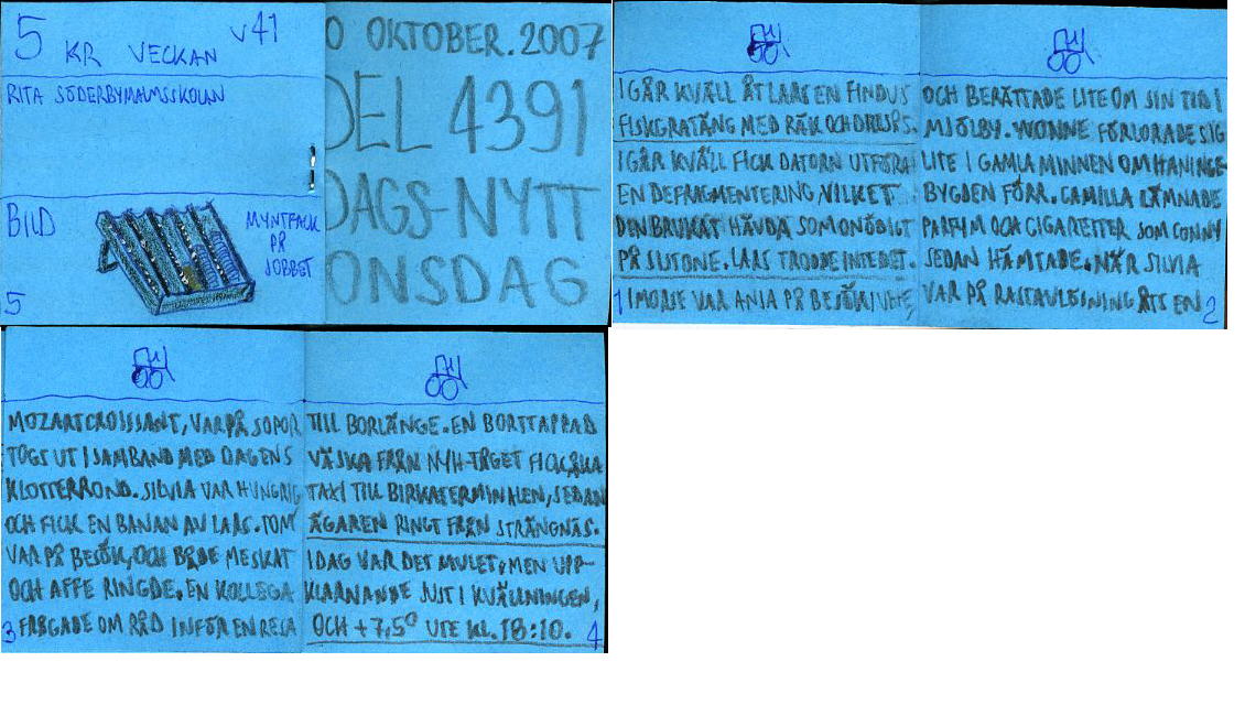 dags-nytt 10 oktober 2007