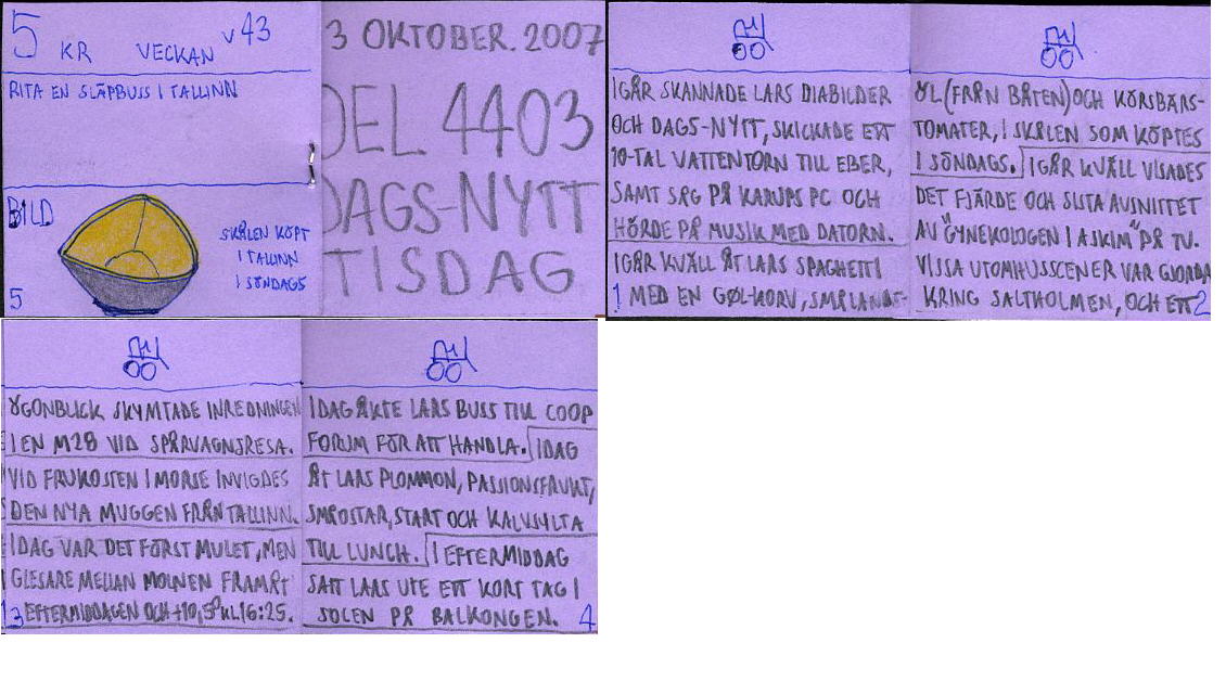 dags-nytt 23 oktober 2007