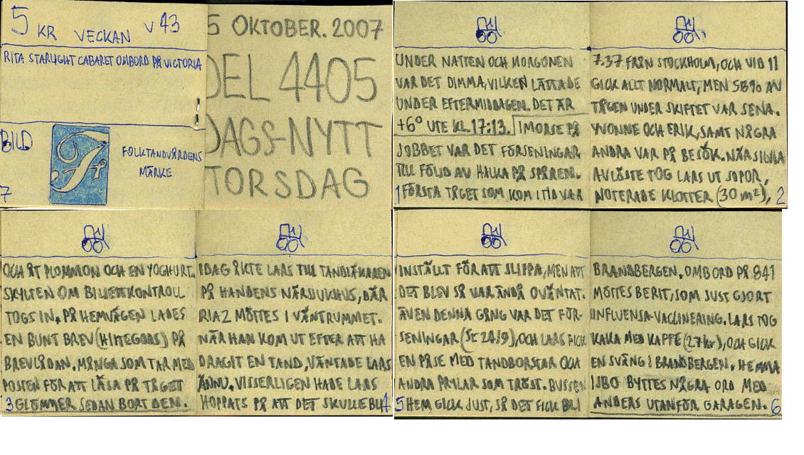 dags-nytt 25 oktober 2007