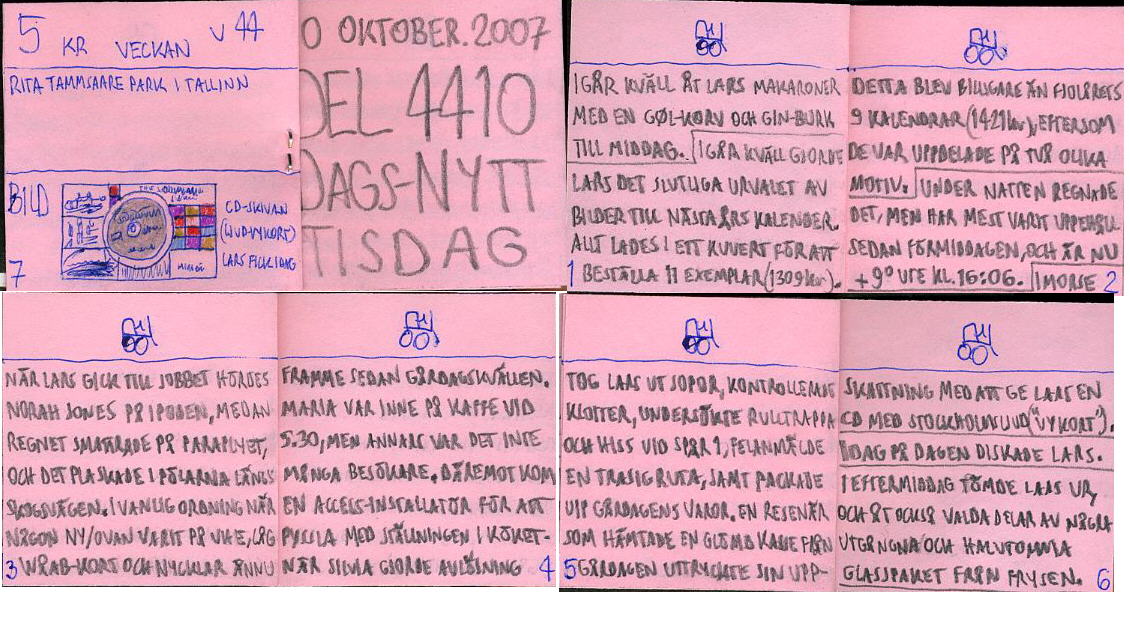 dags-nytt 30 oktober 2007