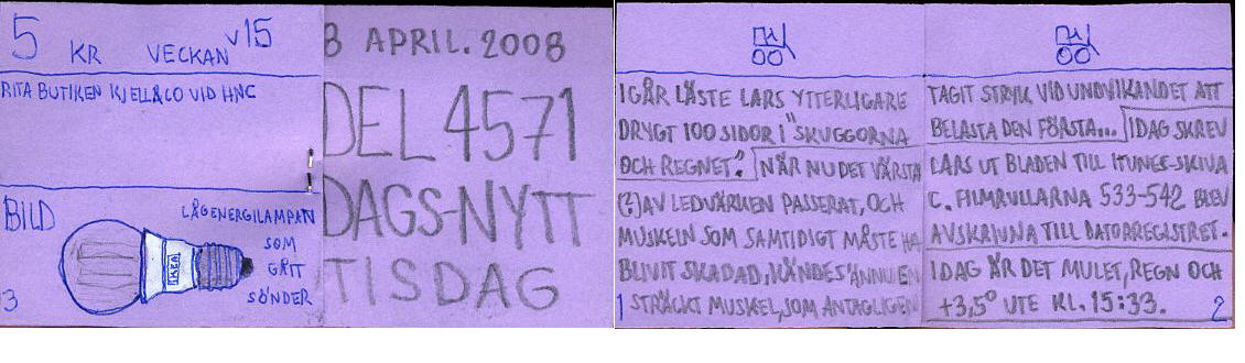 Dags-Nytt 8 april 2008