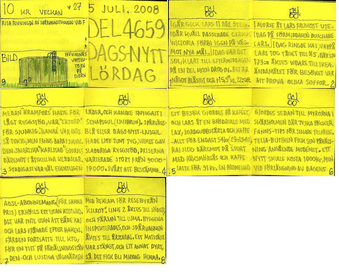 dags-nytt 5 juli 2008