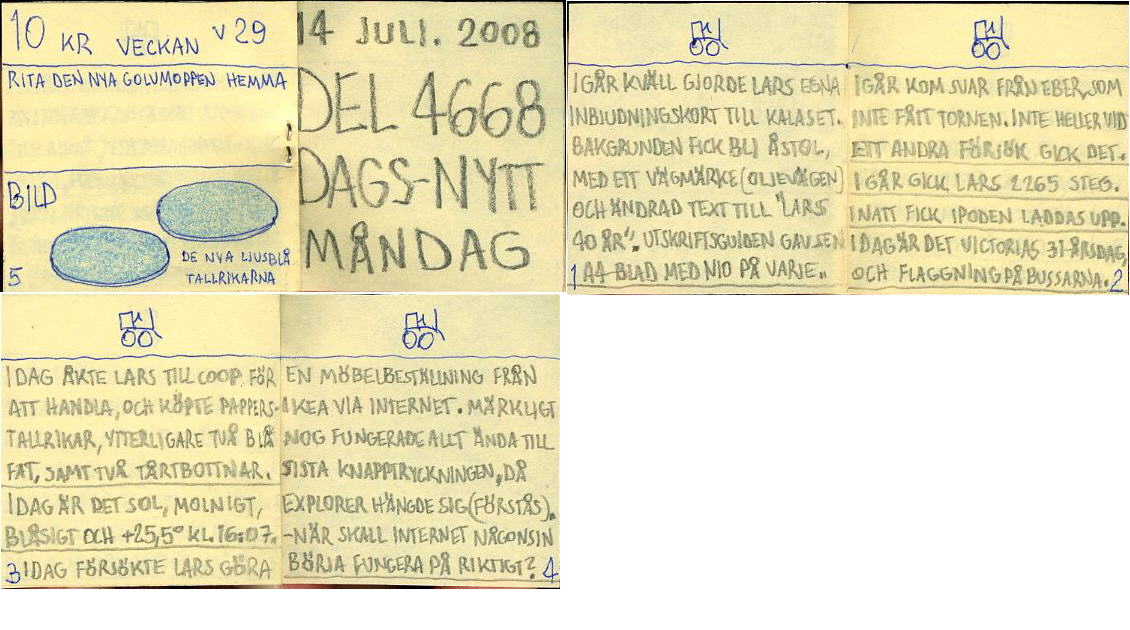 dags-nytt 14 juli 2008