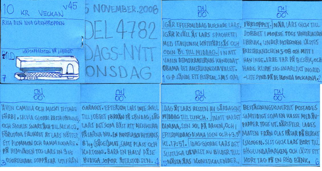 dags-nytt 5 november 2008