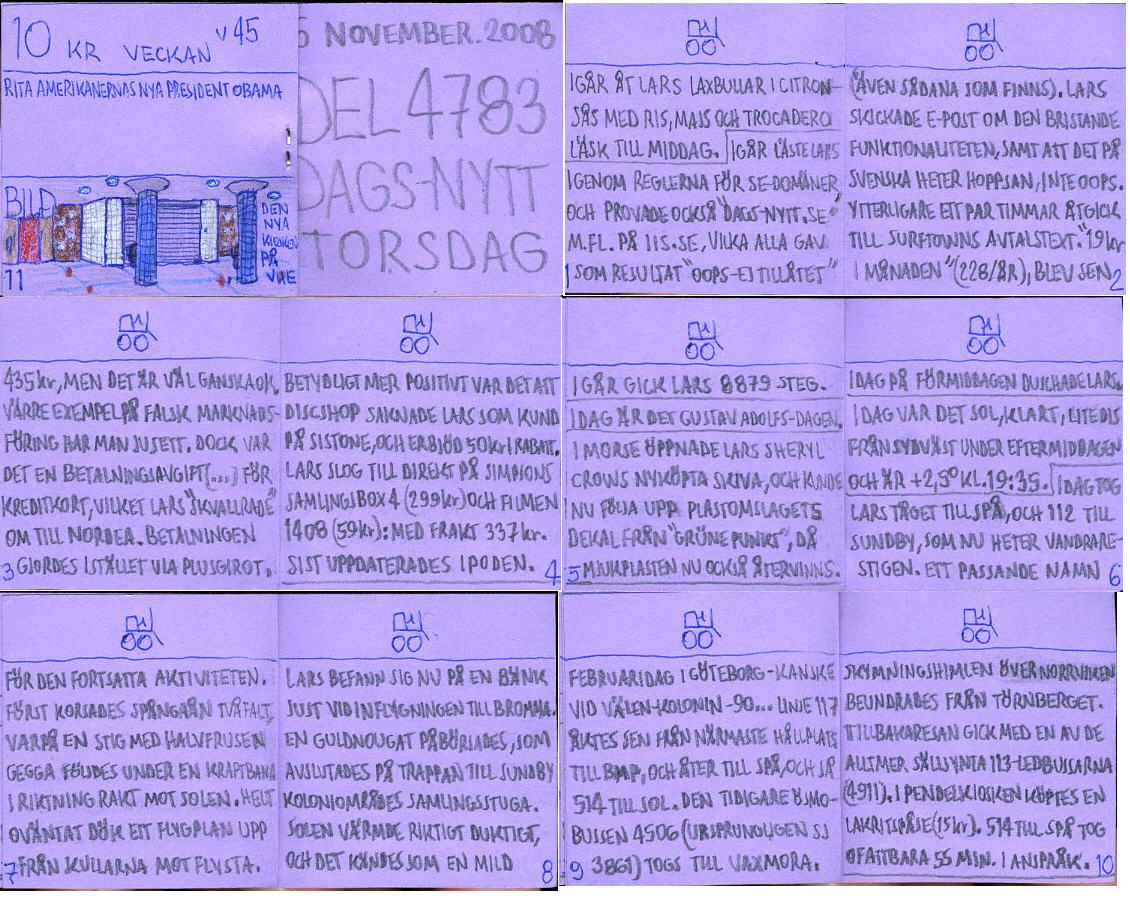 dags-nytt 6 november 2008