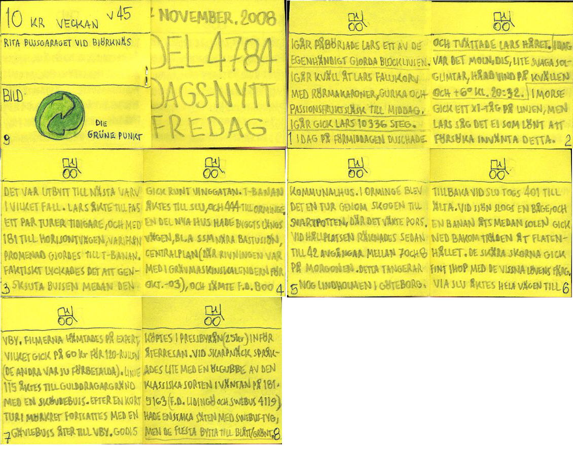 dags-nytt 7 november 2008