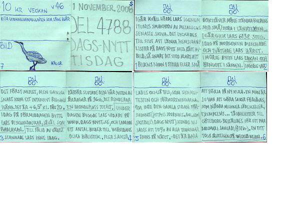 dags-nytt 11 november 2008