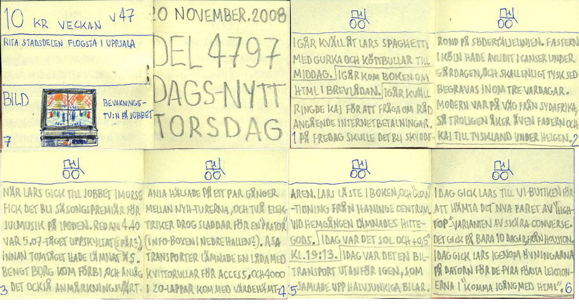 dags-nytt 20 november 2008