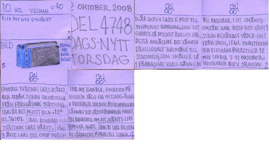 dags-nytt 2 oktober 2008