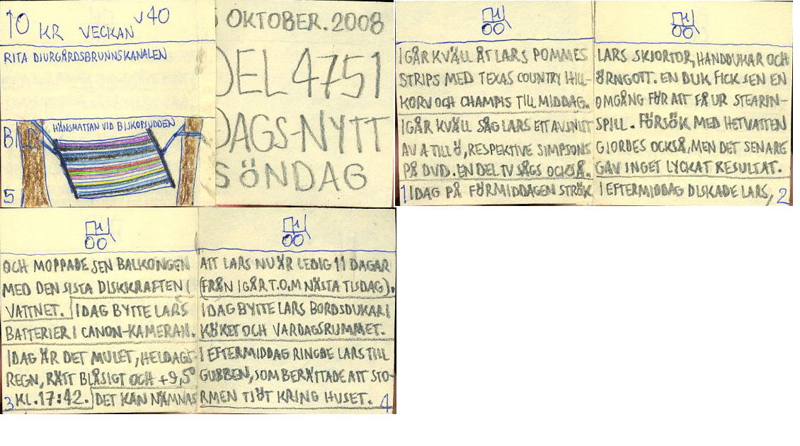 dags-nytt 5 oktober 2008