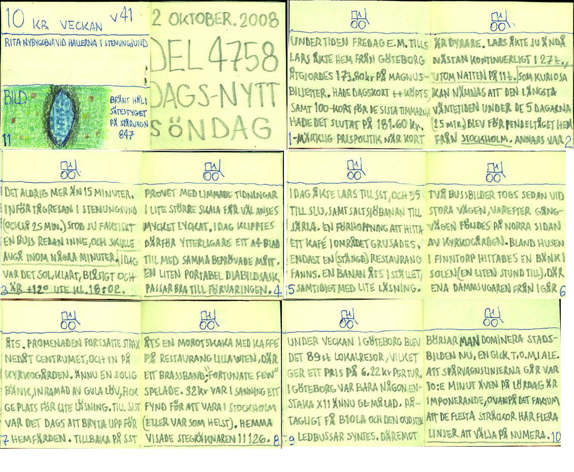 dags-nytt 12 oktober 2008