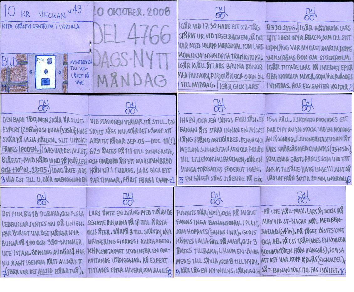 dags-nytt 20 oktober 2008