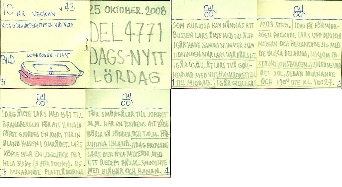 dags-nytt 25 oktober 2008