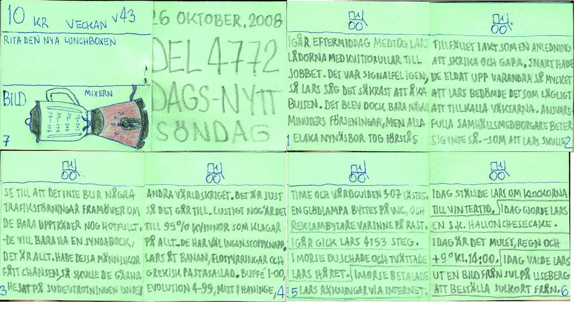 dags-nytt 26 oktober 2008