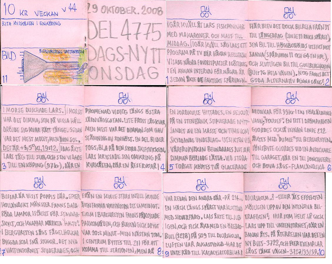 dags-nytt 29 oktober 2008