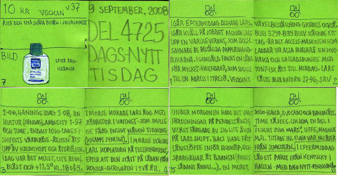 dags-nytt 9 september 2008