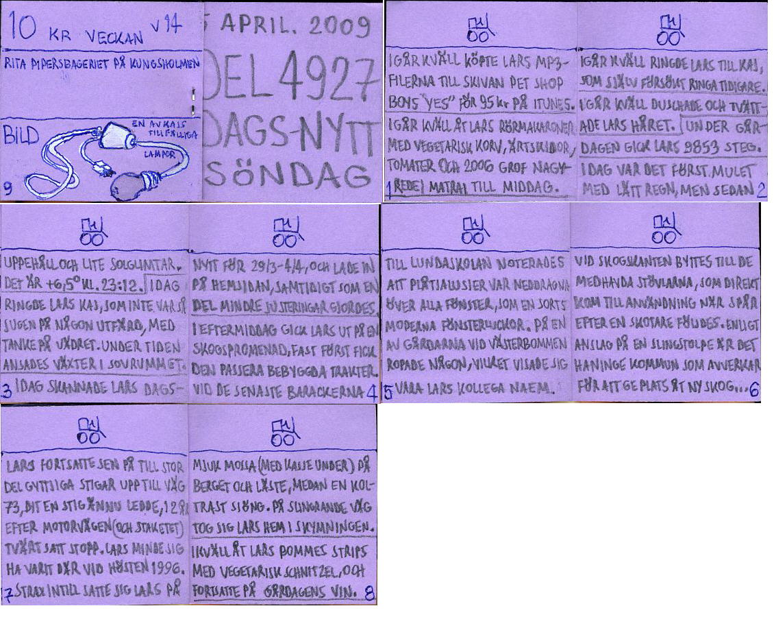 Dags-Nytt 5 april 2009