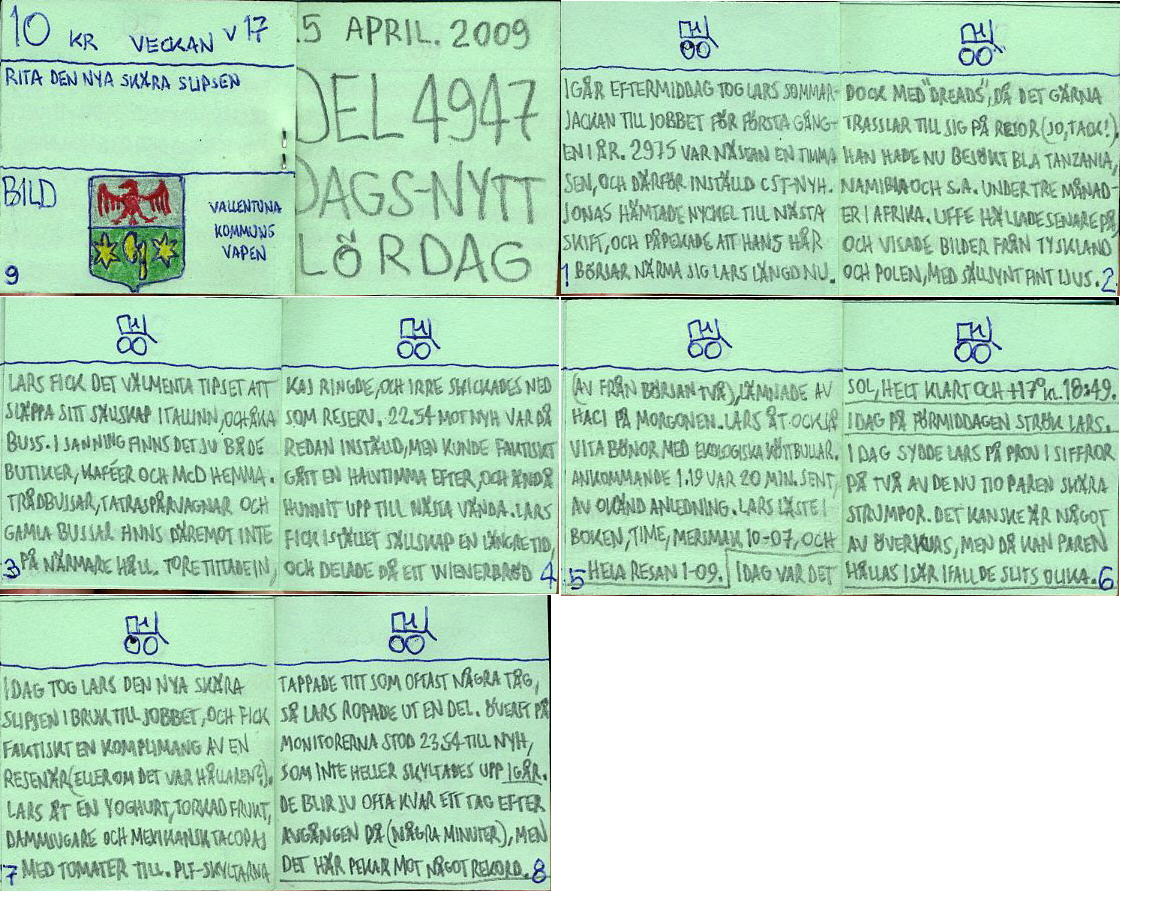 Dags-Nytt 25 april 2009