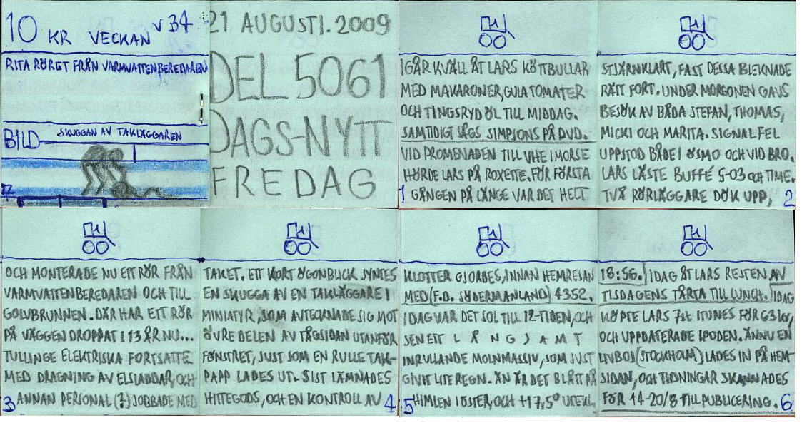 Dags-Nytt 21 augusti 2009