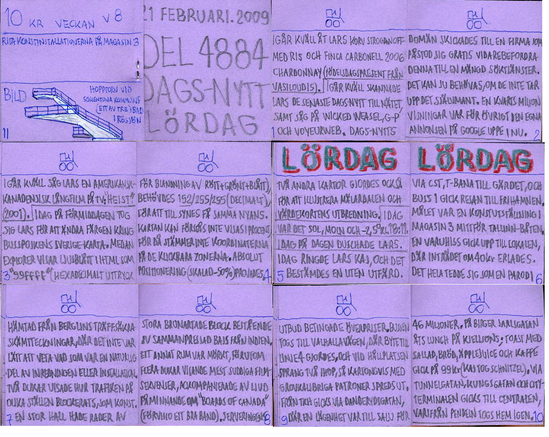 dags-nytt 21 februari 2009