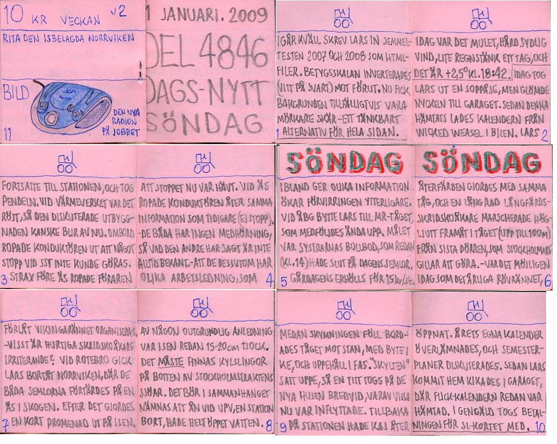 dags-nytt 11 januari 2009