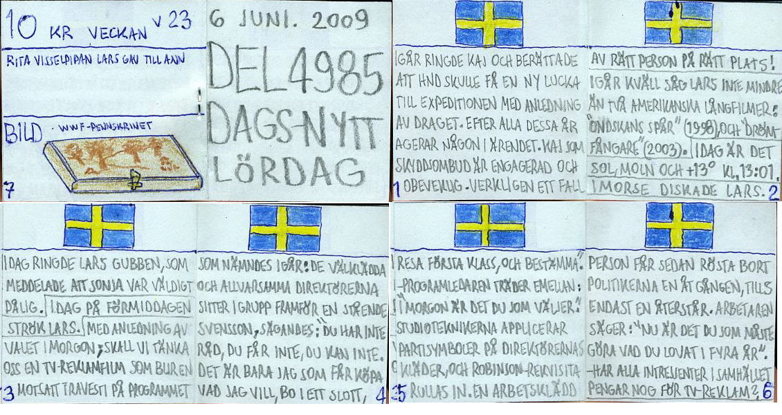 Dags-Nytt 6 juni 2009