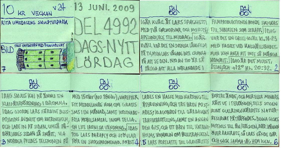 Dags-Nytt 13 juni 2009