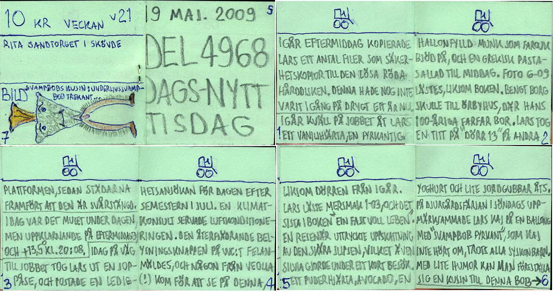 Dags-Nytt 19 maj 2009