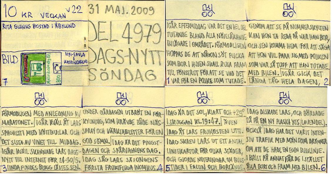 Dags-Nytt 31 maj 2009