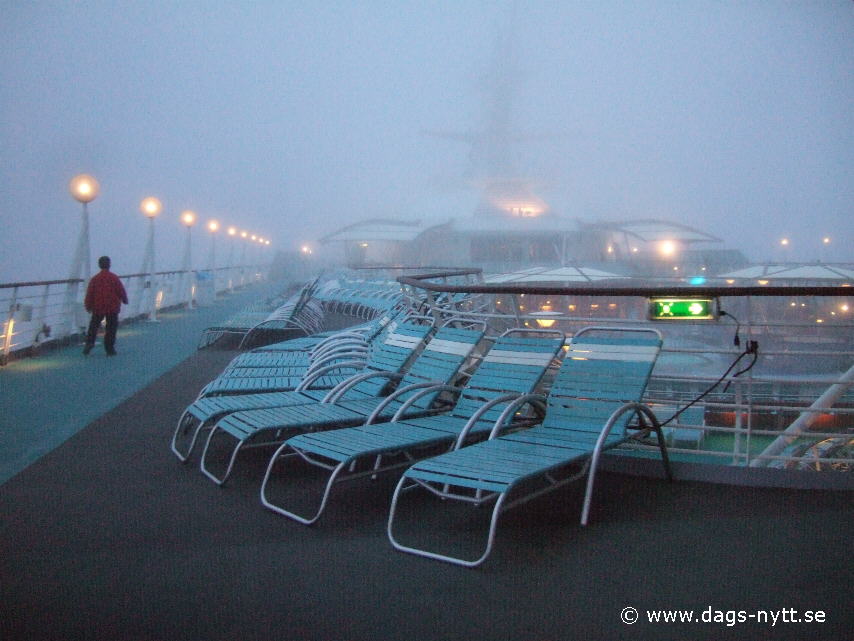 Vision of the seas. Översta promenaddäcket.
